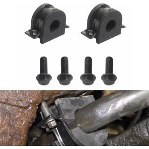 928-344 Front Sway Bar Bushings For Cadillac Chevy GMC Vehicle Escalade Avalanche Express Silverado Tahoe Suburban Savana Yukon Replace 1985-2007 Replace #K6408 28mm(Black)