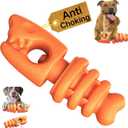 Bully Stick Holder for Dogs Anti-Choking Chew Toy for Aggressive Chewers | Durable Nylon & Coffee Wood Treat Holder | 3-in-1 Dog Enrichment Toy with Peanut Butter Grooves | Dishwasher Safe shark org