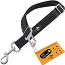 Active Pets Blue Car Seat Belt for Dogs, Attaches to Harness & Collar, Adjustable 18" - 24" Travel Restraint System Fits Small - Large Pups for Safety & Comfort, Essential Pet Supplies & Accessories