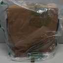 Toddler Booster Seat for Dining Table, PU Washable Double Safe Straps Non-Slip Bottom Booster Seat Dining Toddler, Portable Travel Increasing Cushion (Khaki)