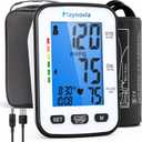 Upper Arm Blood Pressure Monitor for Home Use, Automatic Digital Blood Pressure Machine, Talking BP Monitor with English & Spanish Voice, Large Cuff 8.616.5, Backlit Display, 2-User Memory