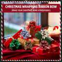 12pcs Christmas Bows for Gift Wrapping Easy and Fast Gift Bows Accessory for Presents, Christmas Tree Decor, Party Favors Supplies, Bottles, Art & Craft and More.