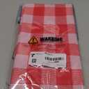 Smiry 3 Pack Red Gingham Disposable Tablecloths, 54" x 108" Rectangle Plastic Checkered Table Cloth, Waterproof Buffalo Plaid Table Covers for Picnic, Outdoor, Birthday, Party