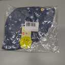 LANGZHEN Sun Protection Hat for Kids Toddler Boys Girls Wide Brim Summer Outdoor hat Cotton Baby Bucket Hat with Chin Strap (Gray)