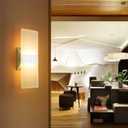 ChangM LED Wall Sconce Modern Wall Light Lamps 12W Warm White Up and Down Indoor Acrylic Lighting Fixture for Living Room Bedroom Hallway Conservatory Home Room Decor Not Dimmable No Plug(2 Pack)