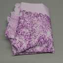 AOFOTO 54x108 Inch Purple Tablecloth Glitter Sequin Printed Fabric Rectangle Table Cloth Party Decorations for Kids Girls Birthday Wedding Anniversary Party Supplies Sparkle Table Cover Washable