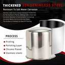 RTrhinotuning 4 PCS 4.25 in Stainless Steel Wheel Center Caps for 4.25 in / 108 mm Trailer Truck Rim Center Holes, Chrome Push Through Hub Caps 4.33 in Hight