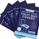 SFOPORD XL 100PCS Toilet Seat Covers Disposable - Flushable Paper Toilet Seat Cover is Travel Accessories, Travel Essentials for Public Restrooms, Airplane, Campin