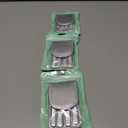 3 x Eyebrow Tweezer Set, 4 Pcs Professional Stainless Steel Tweezers for Women, Precision Tweezer for Facial Hair, Splinter and Ingrown Hair RemovalBright silver