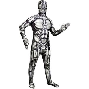 Morphsuits Android Monster Scary Costume For Kids, Halloween Body Suit, Kids Scary Costume, Fun Dress-Up Outfit (Medium)