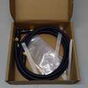 Viborg A10 RCA Cable 3.3FT/1M 2RCA to 2RCA Dual Male 24K Gold Plated Connectors Stereo Interconnect Shielded Digital & Analogue for CD Players, Amplifiers, AV Receivers, HiFi Systems