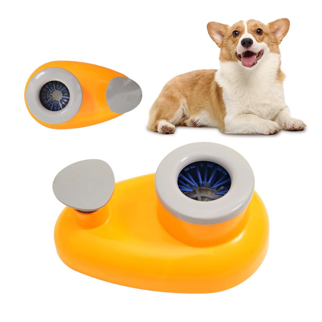 Mechanical Dog Paw Cleaner-Manually Driven Spinning-Cup Washer for All Breeds (Small-Medium)