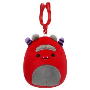 Halloween Squishmallow Jeb the Burgundy Monster with Grey Unibrow