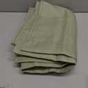 Chyhomenyc Bennet 2 Panels Light Green Kitchen Curtains Tier 24 Inch Length, Faux Linen Textured Small Cafe Curtains, Light Filtering Short Window Curtains for Bathroom Basement, 30x24 Inch