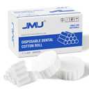 JMU 250 Pcs Dental Cotton Rolls, 1'' Non-Sterile Nosebleed Plugs, Nosebleed Stopper for Kids or Adults (1" x 3/8")