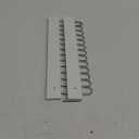 Hanging Jewelry Organizer Wall Mounted, Modern Jewelry Display with 28 Hooks, Decorative Necklace Holder for Wall, Space Saving Necklace Hooks, (2 Packs, White)