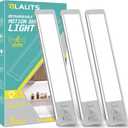 Under Counter Lights for Kitchen: 30-LED Under Cabinet Lights, 1000mah Rechargeable Battery Operated, Equipped with Motion Sensor, Under Cabinet Lighting for Kitchen, Cabinet,Wardrobe, 3 Pack 8"