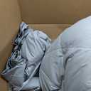 Bedsure King Size Comforter Set - 7 Pieces Reversible Grey Bedding, King Size Bed Set for All Seasons, Bed in a Bag with Down Alternative Comforter, Sheets, Pillowcases & Shams
