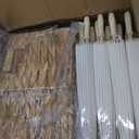 Aodaer 50 Pieces White Paper Umbrella 23.6 Inch Decorative Chinese Japanese Parasol Umbrella Crafts Vintage DIY Painting Decor Paper Thank You Card Wedding Favor for Wedding Props Bridal Party