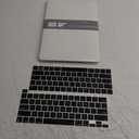 KEROM Compatible for Crocodile MacBook Pro 13 inch Case 2024-2016 M2 M1 A2338 A2289 A2251 A2159 A1989 A1706 A1708, Crocodile Skin Alligator Skin PU Leather Hard Shell Case & Keyboard Cover, White (# White Crocodile)