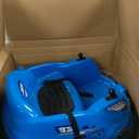 Flybar 12V Glow Bumper Car Ride On Toy - Indoor/Outdoor Toys, Toddler Toys, Bumper Cars, Kids Electric Car, w/ 360 Spins, Multi-Color LED Lights, Max Weight of 100lbs, Age 4-9yrs, Blue, Medium