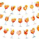 Margarita Party Decoration 3pcs Orange Citrus Cocktail Party Banners Aperol Spritz Bar Theme Banners Garlands for Cocktail Bachelorette Party Bridal Shower Engagement Wedding Supplies