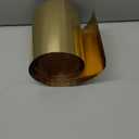 uxcell Brass Sheet Roll, 40" x 2" x 0.016" Metal Flashing Brass Foil Roll for Crafting, Electrical DIY Projects Repairs, Gold