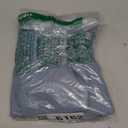 GRACE KARIN Women Sweater Blazer 3/4 Sleeve Cropped Cardigan Lightweight Notch Collar Knit Blazer Jacket Business Casual (Medium, Gray Blue)