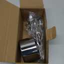 EDELIN Measuring Cups and Magnetic Measuring Spoons Set, Stainless Steel 5 Cups and 7 Spoons (Black)