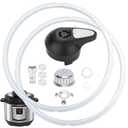 11 PCS Instant Pot Accessories for Lux 5, 6 QT, Instant Pot Replacement Parts Include Sealing Ring, Steam Release Valve, Anti-Block Shield, Valve Sealing Ring, Float Valve and Gasket