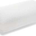 CSDLF Memory Foam Bed Pillows, Pillow for Side and Back Sleeper, Pillow for Neck Pain Relief, Washable Removable Cover, Soft, White (Standard)