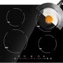 Induction Cooktop 30 Inch with 4 Burners Built-in Electric Stovetop with Timer Child Safety Lock 9 Power Levels Shutdown 7000W for RV, Apartment, Kitchen