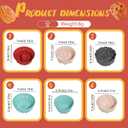 2 x 24 Pcs Mini Silicone Multi-shape Cake molds, 2.75 Inch 6 Shape, Valentines Flower Shape Baking Cups, Non-Stick, Reusable Flexible Baking Mold for Scones, Cakes, Bread, Jello, Muffins and Candies