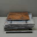 WLIVE Dresser with 4 Drawers, Fabric Storage Tower, Organizer Unit for Bedroom, Hallway, Entryway, Closets, Sturdy Steel Frame, Wood Top, Easy Pull Handle, Rustic Brown Wood Grain Print