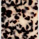 Flaunt Official Square Protective Case - Compatible with iPhone 14 - Wireless Charging - Stylish Drop Tested Shockproof Phone Case - (Blonde Tortoise Shell)