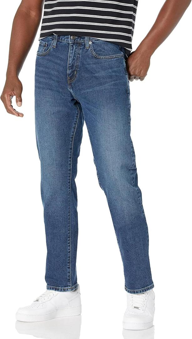 Amazon Essentials Men's Athletic-Fit Stretch Jeans (36W x 30L)
