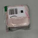 Vlando Christmas Gifts, Travel Jewelry Organizer, Necklace Organizer Earrings Ring Organizer, Travel Wedding Gifts for Women Travel Essentials - Letter S, Pink