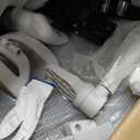 Ergonomic Office Chair with 9D Arms,Adjustable Seat Depth,3D Lumbar Support,135 Recline,3D Headrest & Footrest,Mesh Computer Desk Chair for Home & Executive Office Grey White