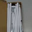 Fomcet Over The Table Rod Stand with Clamps 13"-42'' Tall 29"-98" Length White Metal Adjustable Table Arch for Wedding Birthday Party Anniversary Christmas Decoration Supplies