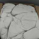 WhatsBedding Feather Down Fiber Comforter King Size,Duvet Insert King Filled with Feather and Down Fiber, All Season White Luxury Bed Comforter,Ultra Soft 100% Cotton 106"x90"