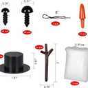 BANBBUR 12 Pack Snowman Crafts for Kids Snowman DIY Kit, Build a Snowman Kit Molding Clay Christmas Crafts,Xmas Gift Christmas Stocking Stuffers for Kids