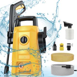 Electric Pressure Washer; 4000PSI 4.0GPM Power Washer Electric Powered, 180 Seamless Adjustable Nozzle; powerwasher for Cars/Yard