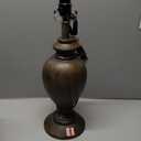 Antique Brown Table Lamp Base with Light Socket, 18"
