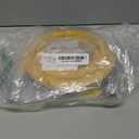 AMI PARTS 72" Flexible Gas Line Kit Yellow Coated, Gas Hose Connector Kit for Dryer, Stove, Water Heater,5/8" OD(1/2" ID) Stainless Steel Gas Line with Connector 1/2" MIP &1/2"FIP & 3/4"MIP Fitting
