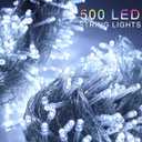 500 LED 100 Meters (328feet) Wedding Party Fairy String Light Christmas Light Lamp (White)
