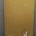 Large Bulletin Board, 48 X 36 inches Felt Board Notice Pin Board, 4' x 3'Cork Board Alternative for Wall, Self-Adhesive Vision Board Mood Board Foldable Photo Board with 30 Pushpin (Black)