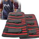 Adjustable Elbow Sleeve, 1 pair Strong Elebow Support Brace Compression Powerlifting, Weightlifting Man (XL)