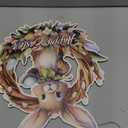 Queekay Easter Wreaths for Front Door Wooden Easter Bunny Sign 12.6 x 14.6 Inch Spring Hanging Door Sign Decorations Wreath for Spring Coffee Shop Bakery Indoor Outdoor Holiday Decorations