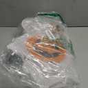 Retisee Lighted Halloween Ghost Dog Puppy with Pumpkin Outdoor Decoration Pre-lit 2D Tinsel Spooky Ghost Dog Halloween Lighted-up Party Courtyard Porch Garden Lawn Display Decor, Not Include Battery