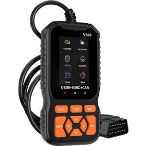 OBD2 Car Scanner Diagnostic Tool, V520 Fixd Car Diagnostic Tool, OBDII/EOBD Check Engine with Reads/Erases Codes, Auto Code Reader Scanner, Universal for Cars After 1996 OBD2 Car Scanner Diagnostic Tool, V520 Fixd Car Diagnostic Tool, OBDII/EOBD Check Engine with Reads/Erases Codes, Auto Code Reader Scanner, Universal for Cars After 1996
